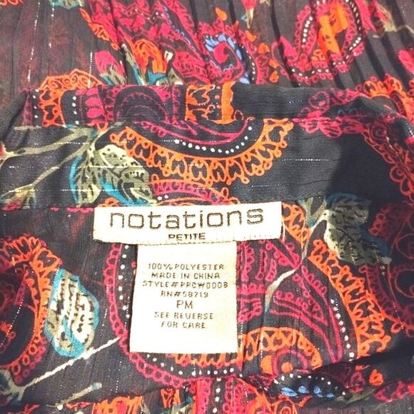 Vintage Notations Paisley Blouse - Picture 2 of 4